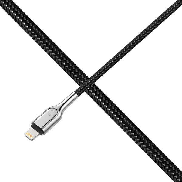 Cygnett Cygnett Armoured Braided Lightning to USB-A Cable 10cm Black