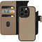 Mobiparts Mobiparts Leather 2 in 1 Wallet Case Apple iPhone 15 Pro Taupe