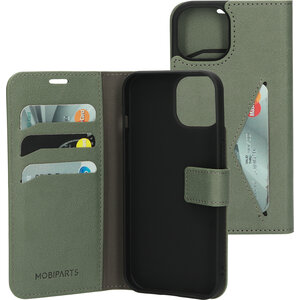 Mobiparts Classic Wallet Case Apple iPhone 15 Stone Green