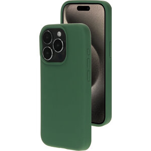 Mobiparts Silicone Cover Apple iPhone 15 Pro Forest Green