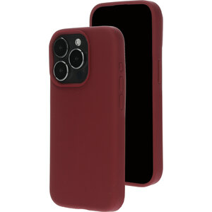 Mobiparts Silicone Cover Apple iPhone 15 Pro Plum Red