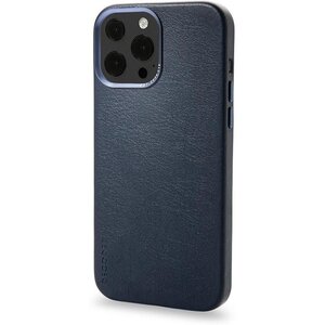 Decoded Leather Backcover Apple iPhone 13 Pro Steel Blue