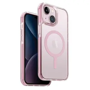 Uniq Combat Magclick Charging case for iPhone 15 / 14 / 13 - pink