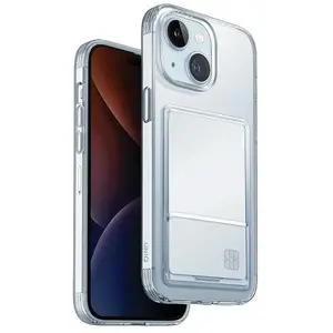 Uniq Air Fender ID iPhone 15 case transparent Cardslot