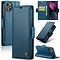 Caseme CaseMe  iPhone 13 Leren Hoes - RFID Bescherming Blue