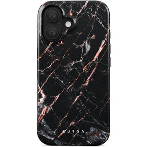 Burga Tough Case Apple iPhone 16 - Rose Gold Marble