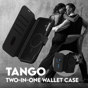 CARE by PanzerGlass Feature Case Tango Two-in-One Wallet w. MagSafe iPhone 16