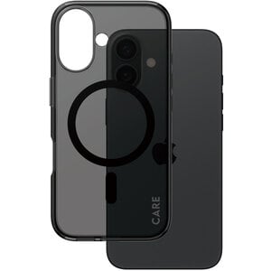 CARE by PanzerGlass Flagship Case Smokey Urban Combat w. Black MagSafe iPhone 16