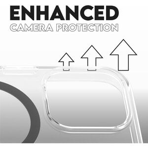 CARE by PanzerGlass Flagship Case Transparent Urban Combat w. Black MagSafe iPhone 16 Pro