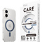 CARE by PanzerGlass CARE by PanzerGlass Flagship Case Transparent Urban Combat w. Blue MagSafe iPhone 16