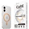 CARE by PanzerGlass CARE by PanzerGlass Flagship Case Transparent Urban Combat w. Peachy MagSafe iPhone 16