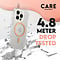 CARE by PanzerGlass CARE by PanzerGlass Flagship Case Transparent Urban Combat w. Peachy MagSafe iPhone 16 Pro