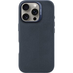 Decoded Leather Backcover Apple iPhone 16 Pro Navy