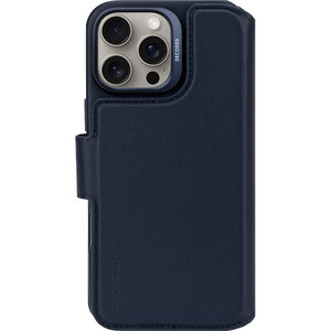 Decoded Leather Detachable Wallet Apple iPhone 16 Pro Max Navy