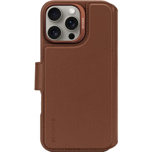 Decoded Leather Detachable Wallet Apple iPhone 16 Pro Max Tan