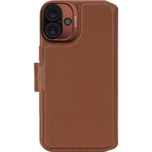 Decoded Leather Detachable Wallet Apple iPhone 16 Tan