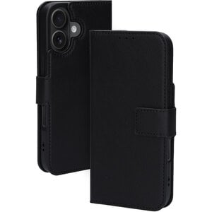 Mobiparts Classic Wallet Case Apple iPhone 16 Black (MagSafe Compatible)