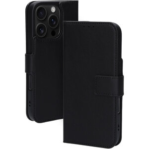 Mobiparts Classic Wallet Case Apple iPhone 16 Pro Black (MagSafe Compatible)