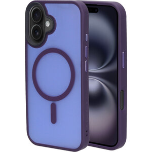 Mobiparts Hardcover Apple iPhone 16 Satin Purple (Magsafe Compatible)