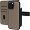 Mobiparts Mobiparts Leather 2 in 1 Wallet Case Apple iPhone 16 Pro Max Taupe