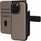 Mobiparts Mobiparts Leather 2 in 1 Wallet Case Apple iPhone 16 Pro Taupe