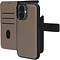 Mobiparts Mobiparts Leather 2 in 1 Wallet Case Apple iPhone 16 Taupe