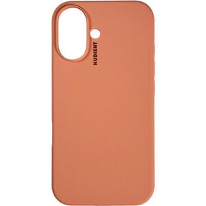 Nudient Base Case iPhone 16 Plus Peach Orange