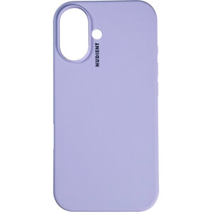 Nudient Base Case iPhone 16 Plus Soft Purple