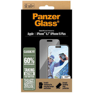 Panzerglass Apple iPhone 16/15 Plus - Classic Fit