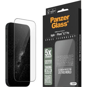 Panzerglass Ceramic Apple iPhone 16 Pro - Ultra-Wide Fit