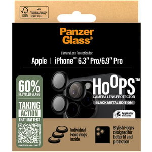 Panzerglass Hoops Rings Apple iPhone 16 Pro/16 Pro Max - Black