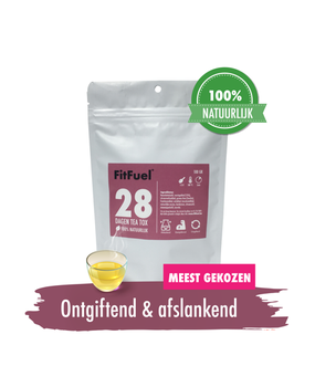 FITFUEL wellness thee-Dit is Belgisch Theetox 28 dagen 100gr FITFUEL wellness thee-Dit is Belgisch Theetox 28 dagen 100gr