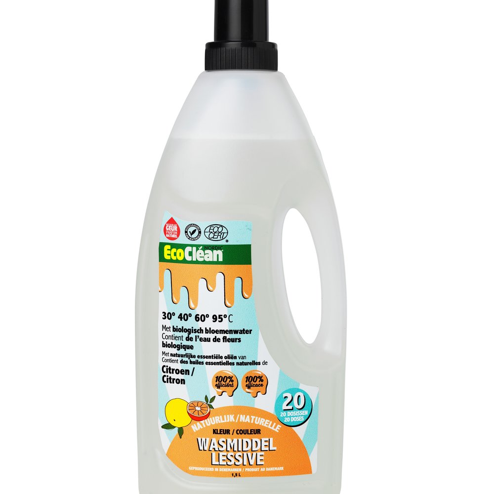 EcoClean - wordt ook verdeler  Wasmiddel Citroen EcoClean - wordt ook verdeler  Wasmiddel Citroen