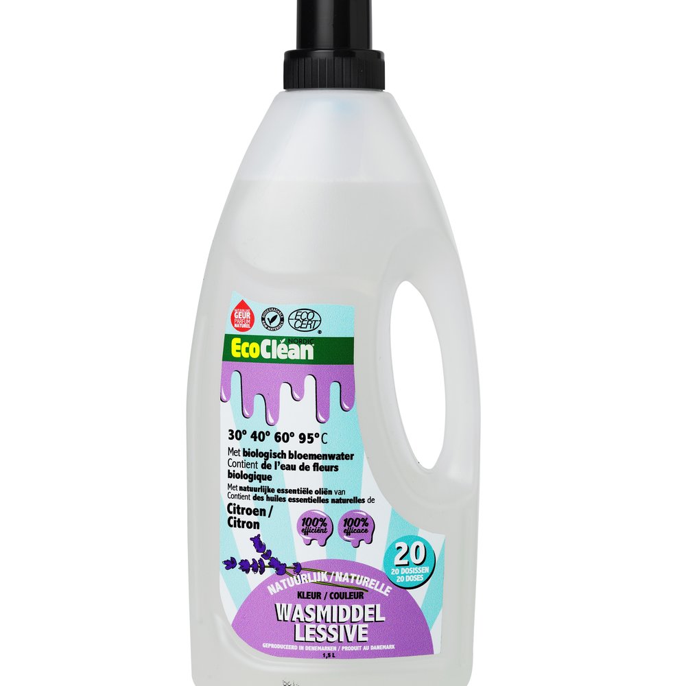 EcoClean - wordt ook verdeler  Wasmiddel Citroen-Lavendel EcoClean - wordt ook verdeler  Wasmiddel Citroen-Lavendel