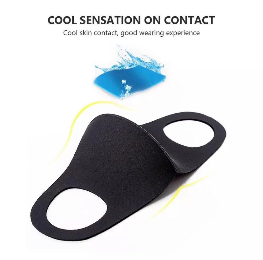 Washable facemask black Washable facemask black