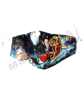 Wasbare kerst mondmaskers Wasbare kerst mondmaskers