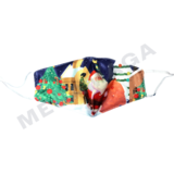 Wasbaar  mondmasker kerst
