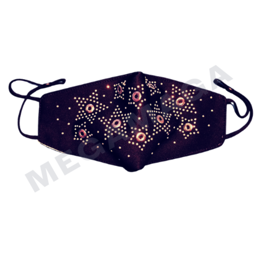 wasbare mondmaskers Strass-mix prints