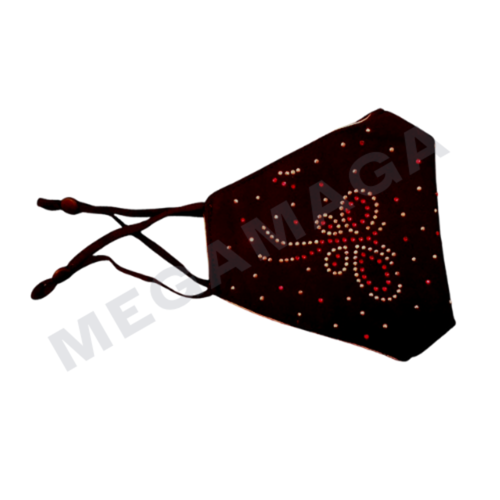 wasbare mondmaskers Strass-mix prints