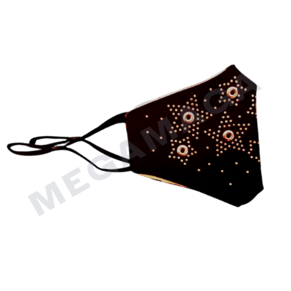 wasbare mondmaskers Strass-mix prints