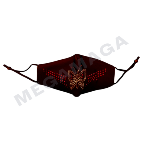 wasbare mondmaskers Strass-mix prints