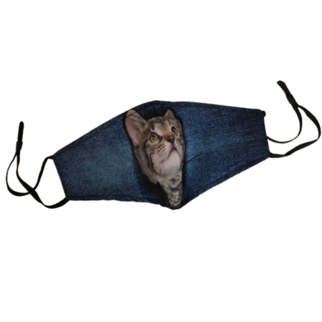 BellaBelga - Belgisch merk Wasbaar  kindermondmasker-mix prints