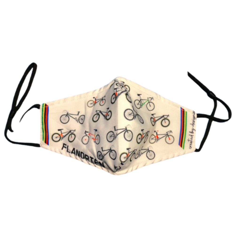 BellaBelga - Belgisch merk Wasbaar  kindermondmasker-mix prints