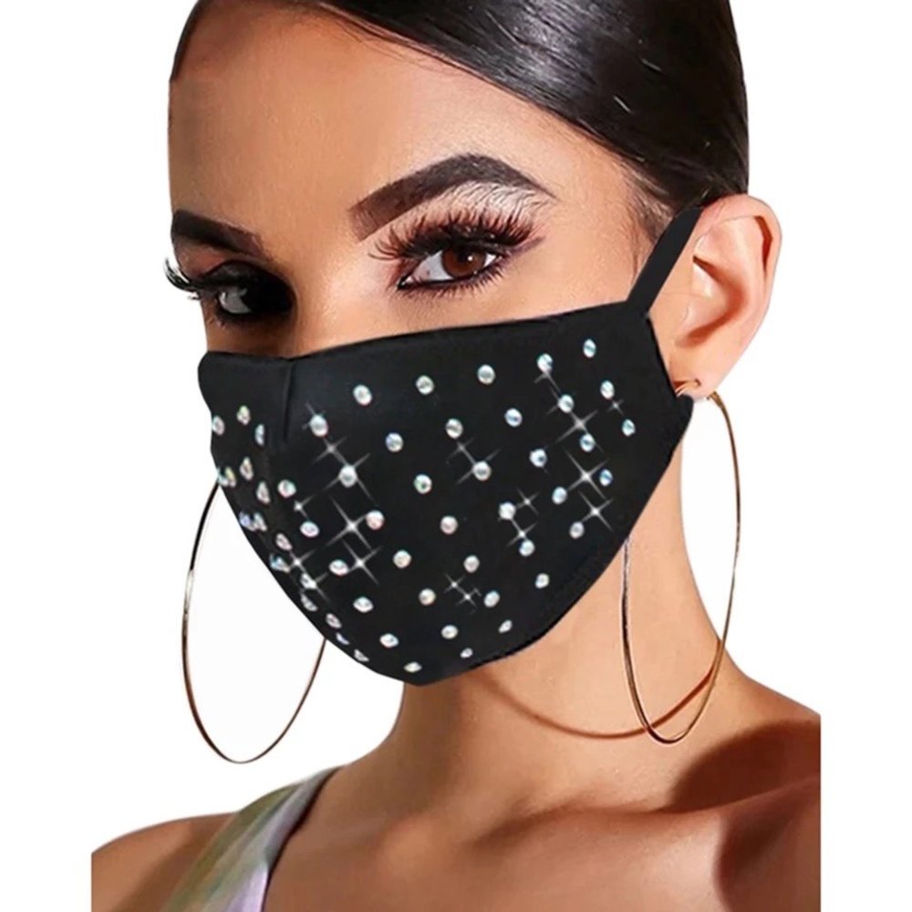 wasbare mondmaskers Strass-mix prints