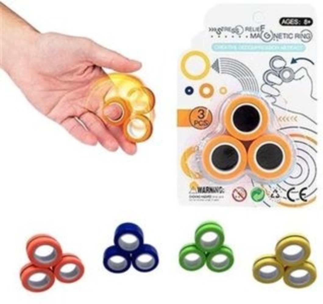 Magnetic ring fidget-anti stress