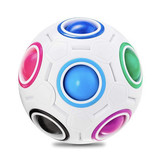 Puzzle fidget ball-mix colors