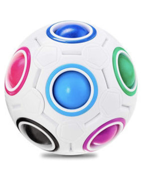 Puzzle fidget ball-mix colors