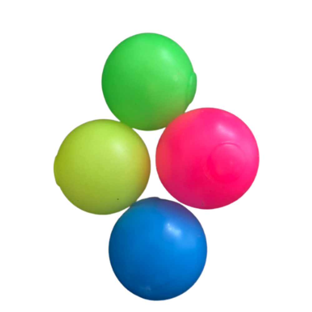 Sticky fidget bal  set van 4st