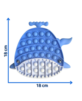 Pop It - LARGE  - Sweet dream collection - Whale