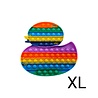 Pop it XL rainbow eend